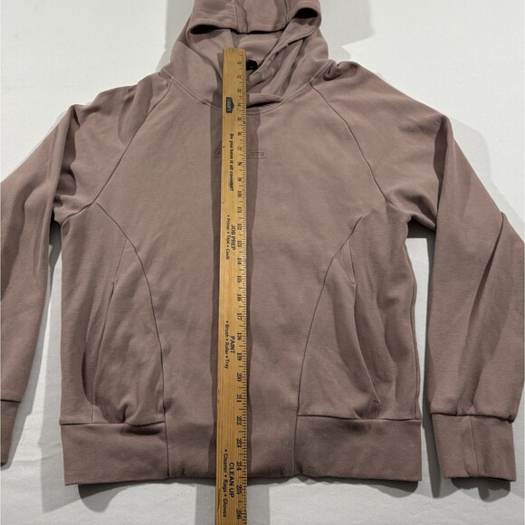 Alphalete Identity Pro Sweatshirt Mens Rose Pink Soft Shell Pullover Cotton Sz S - Picture 5 of 10